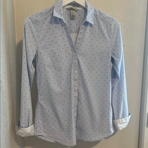 H&M Blue Blouse Classic Top